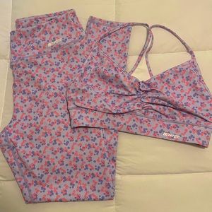 Bo+Tee Floral Workout Set